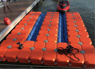 Water Boat Plastic HDPE Modular Floating Dock Cubes Pontoon Bridge Inflatable