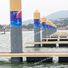 Customizable Aluminum Alloy Floating Docks Marina Pontoon Bridge