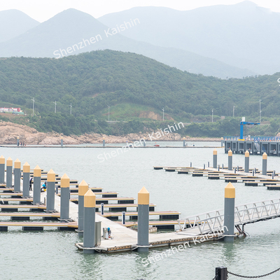 Aluminium Floating Pontoon Dock Marine Floating Platform customized size
