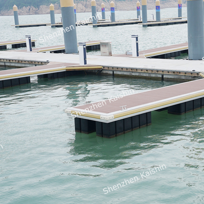 Aluminium Floating Pontoon Dock Marine Floating Platform customized size