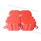 Grey / Bule / Red Modular Floating Dock Cube HDPE Plastic And EPS Foam Material