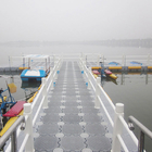 Grey / Bule / Red Modular Floating Dock Cube HDPE Plastic And EPS Foam Material