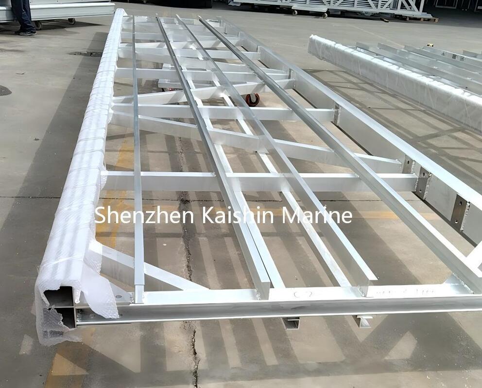 Corrosion Resistant Durable Low Maintenance Aluminum Marine Floating Dock With Wpc Deck