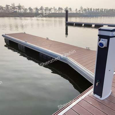 Hoge duurzaamheid Aluminium Drijvende dokken Jachtboot Drijvende ponton Voor maritieme en waterprojecten