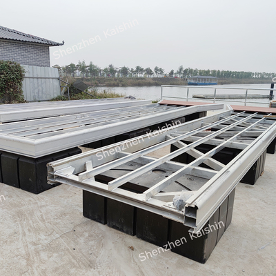 Maritieme drijvende bootdokken van aluminiumlegering voor drijvende steigers van jachthavens, jachtclubs en waterprojecten