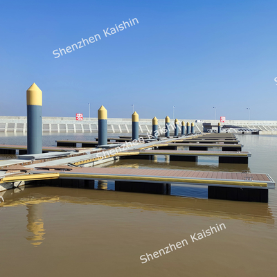 Duurzame marine vingerdock met HDPE EPS schuim zweven aluminium drijvende ponton jacht boot brug
