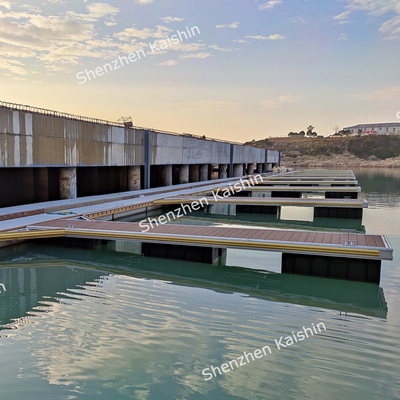 Zee Marine Floating Finger Dock Aluminium Floating Pontoon Voor Yacht Boat Floating Ship Platform