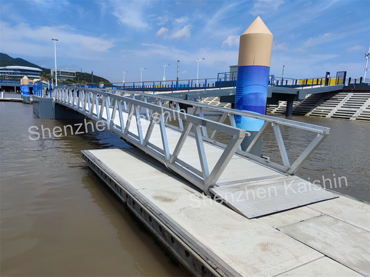 Marina Floating Walkway Pontoon Aluminium Gangway Rampen Alle weersomstandigheden bestand en aanpasbaar