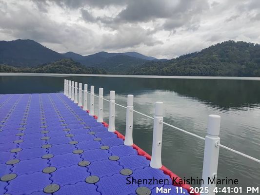 HDPE Drijvende Ponton Kubussen voor Modulaire Dokken met UV-gestabiliseerde en Corrosiebestendige Gereedschapsloze Montage