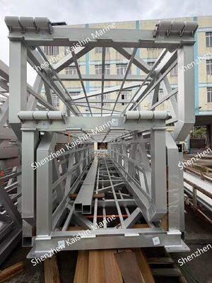 Maritieme aluminium gang met een laadcapaciteit van 400 kg/m2, een levensduur van 15-20 jaar en een anti-glijdek voor drijvend dok