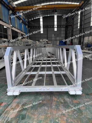 Heavy-Duty Marine-Grade Aluminium Gangway Met Anti-Slip Walkway En 400kgs/sqm laadcapaciteit Voor Floating Docks